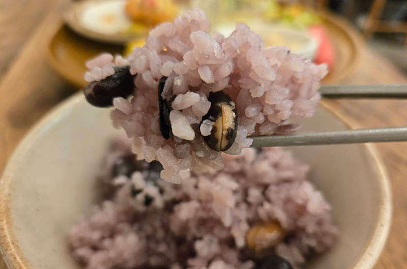 黒豆ごはん