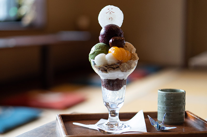 茶ゆ特選和風ジェラートパフェ