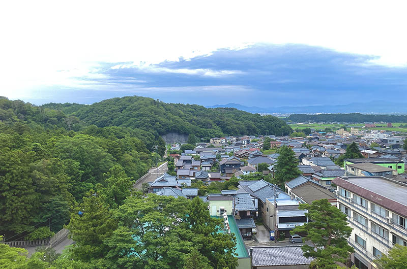 四季の宿 みのや　夕食会場からの景色