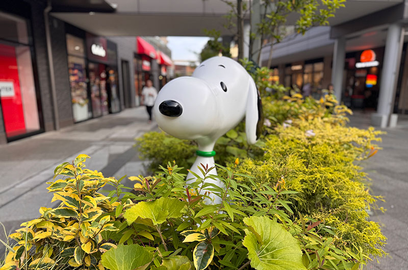 スヌーピーのスタチュー