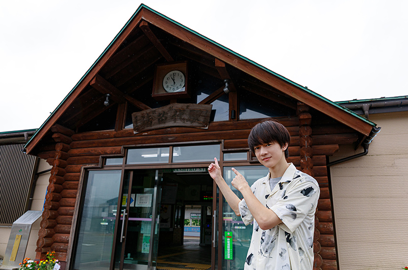 伊藤壮吾さん　猪苗代駅