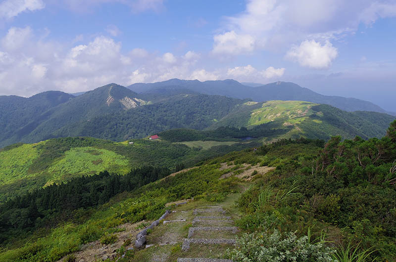 山頂からの景色