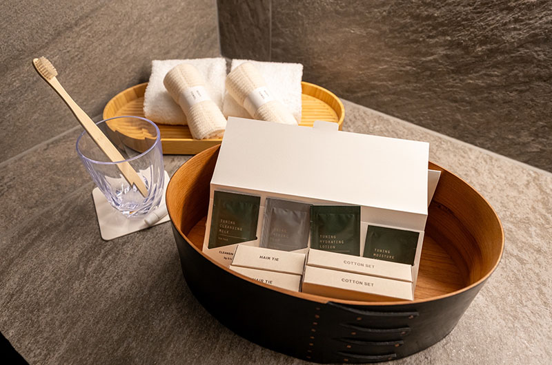 客室のバスアメニティ