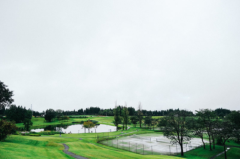 ホテルの敷地内
