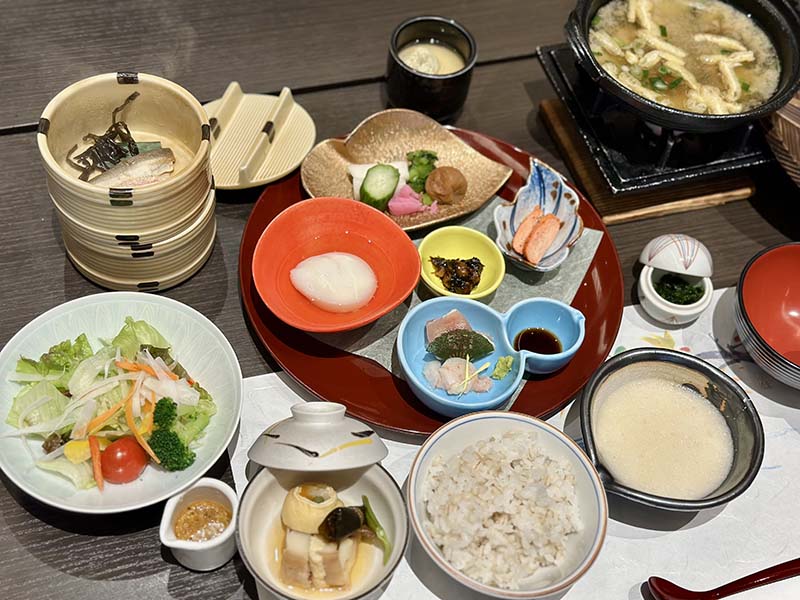 ゆのくに天祥の朝食