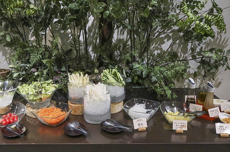 蓼科高原野菜のサラダバー