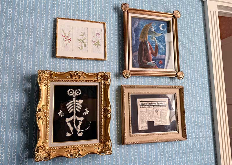 ムーミンのレントゲン写真