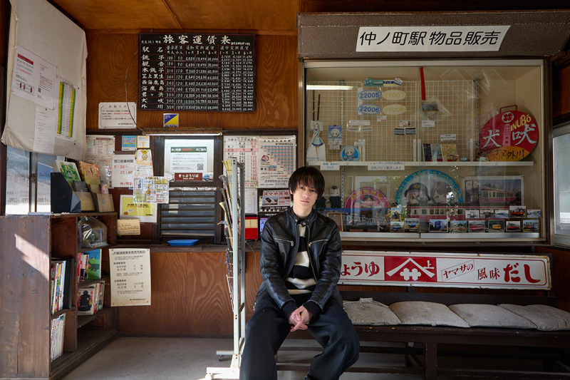 伊藤壮吾さん　仲ノ町駅構内