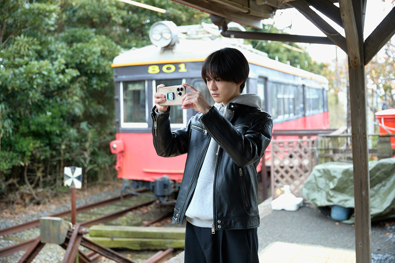 伊藤壮吾さん　外川駅