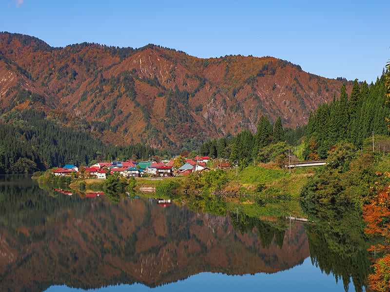 只見線　かねやまふれあい広場から撮影