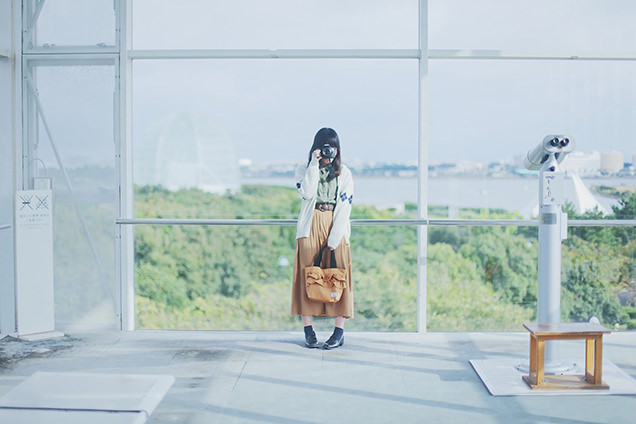 クリスタルビューの中からは葛西臨海公園を一望できます。