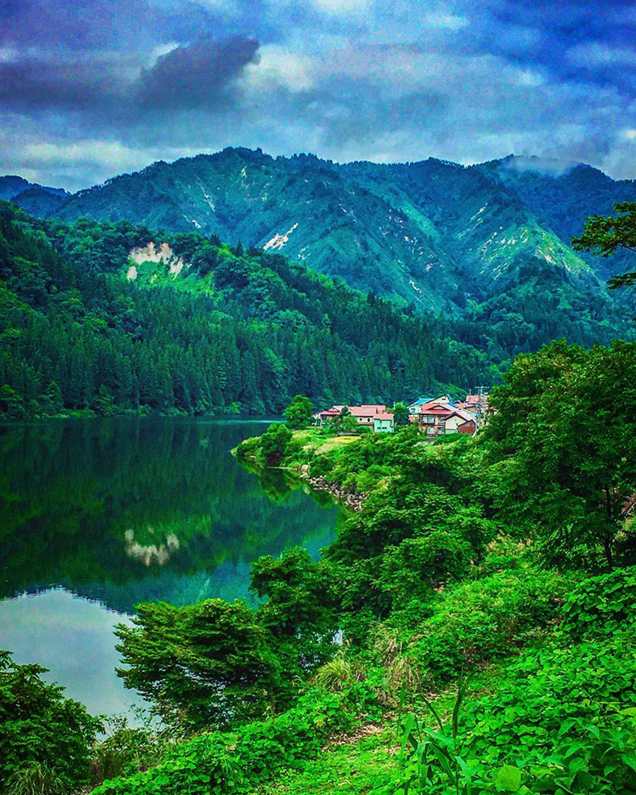 只見線沿線の景色