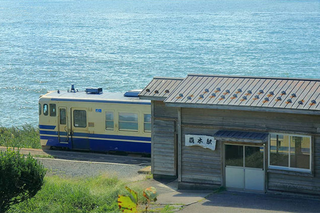 五能線　驫木駅