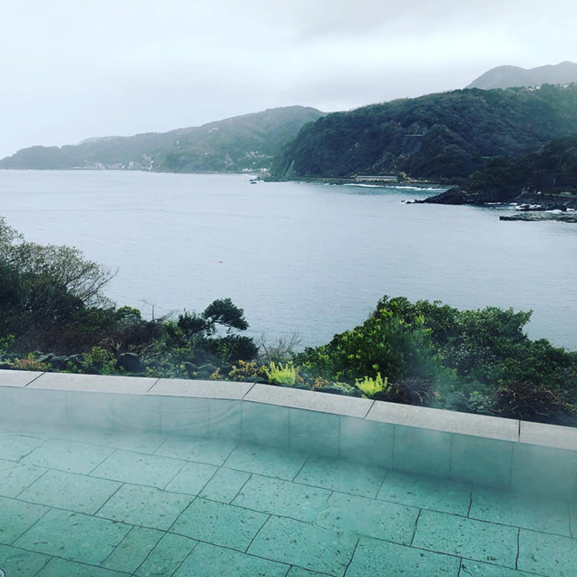 赤沢温泉郷　赤沢日帰り温泉館露天風呂