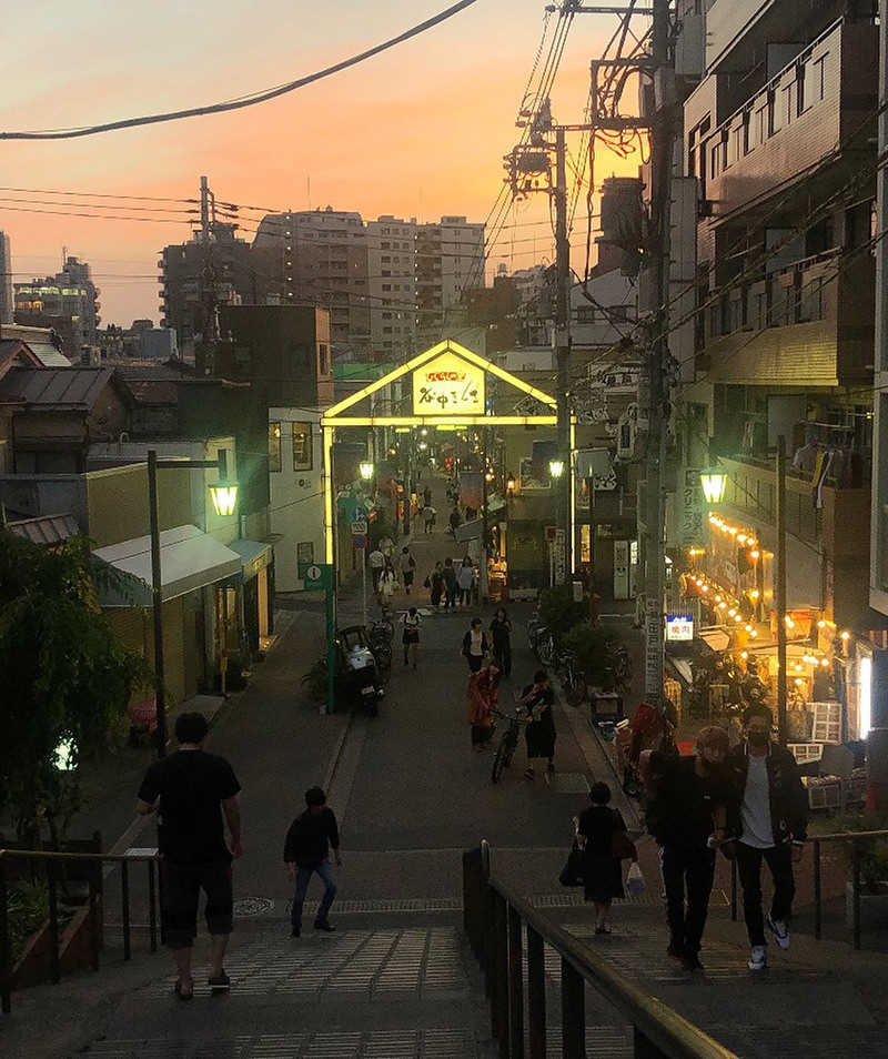 谷中ぎんざ　夕焼けだんだん