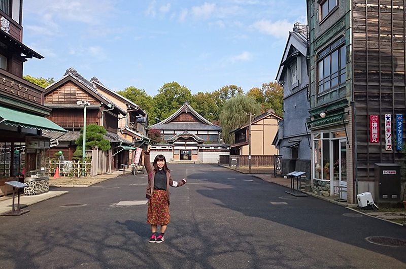 江戸東京たてもの園内街並み