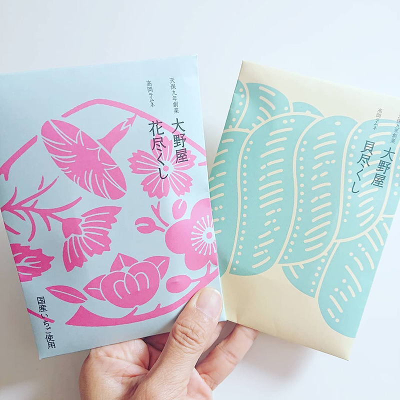 パッケージもｍかわいい高岡ラムネ