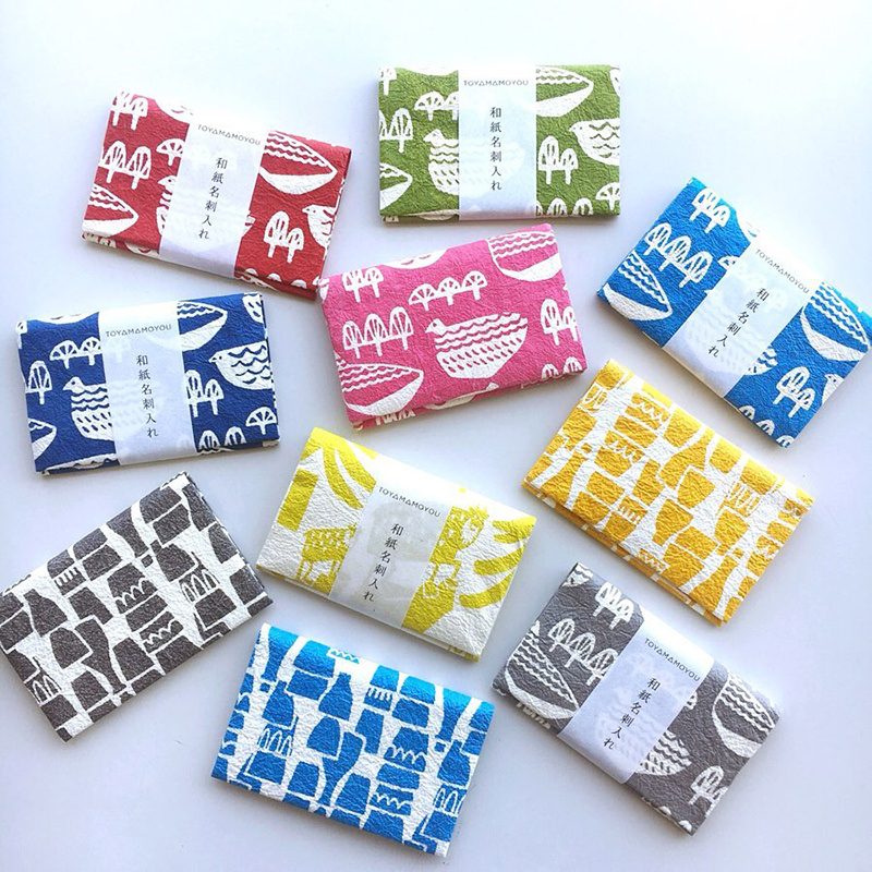 桂樹舎　富山もようの名刺入れ