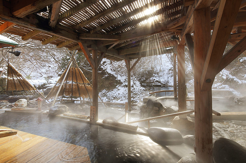 ゆづくしSalon一の坊の露天風呂