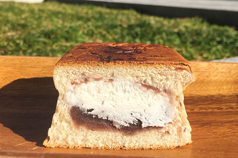 東京レンガぱん断面