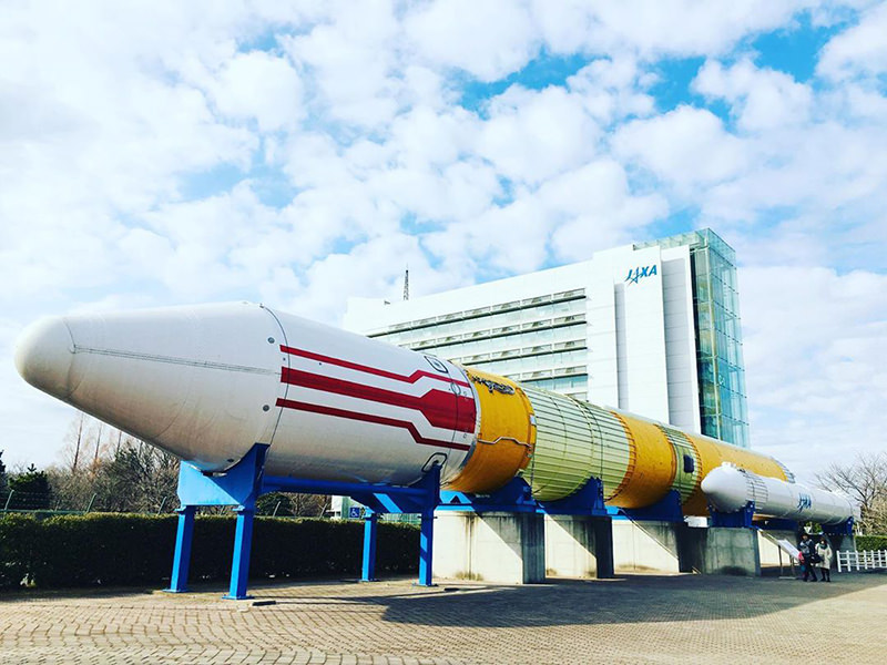 筑波宇宙センター　JAXA50mロケット
