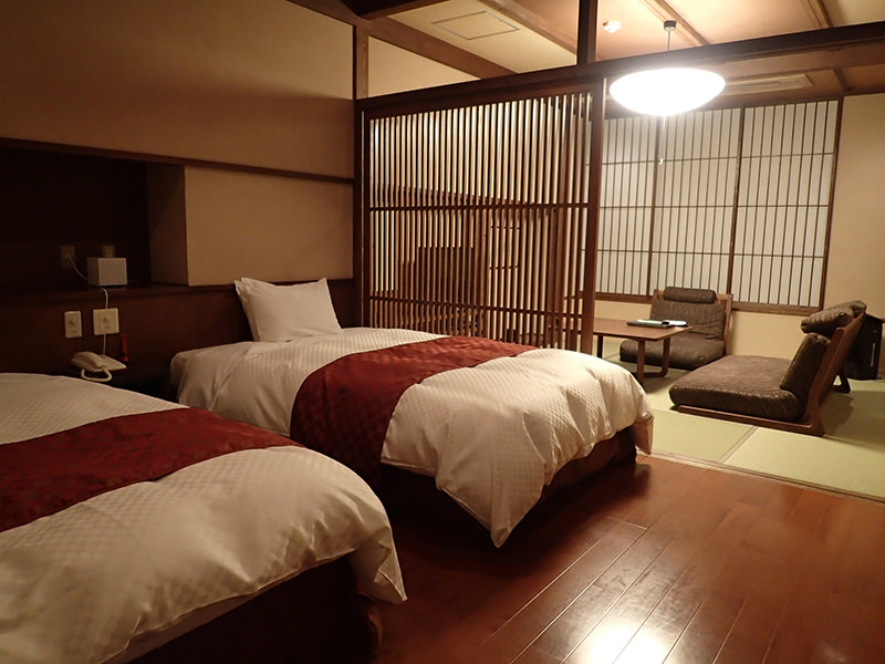 バリアフリーの客室