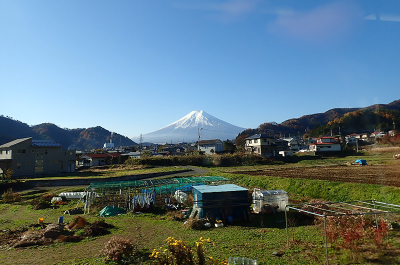 富士急行線の車窓