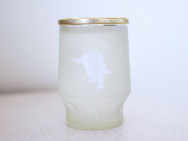 鶴齢 雪男カップ　表