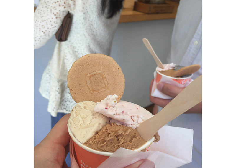 編集部アイスクリーム写真