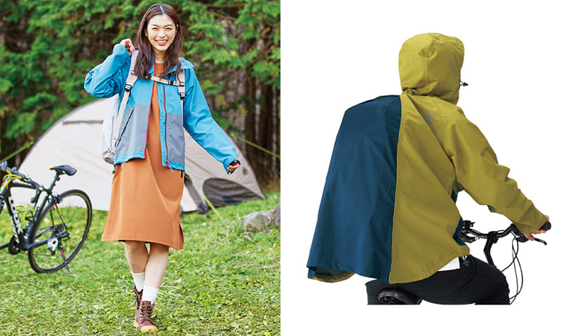 BAG in レインジャケット　全体図