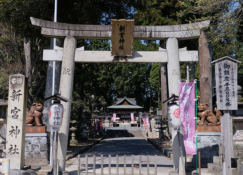 紫香楽一乃宮　新宮神社の鳥居