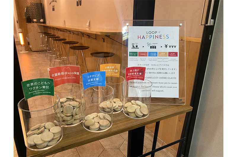 カヌレとアイス 東京・浅草店の内観（写真提供：株式会社ブライド・トゥー・ビー）