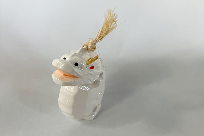 若宮八幡宮社の「干支土鈴（清水焼）」（写真提供：若宮八幡宮社）。