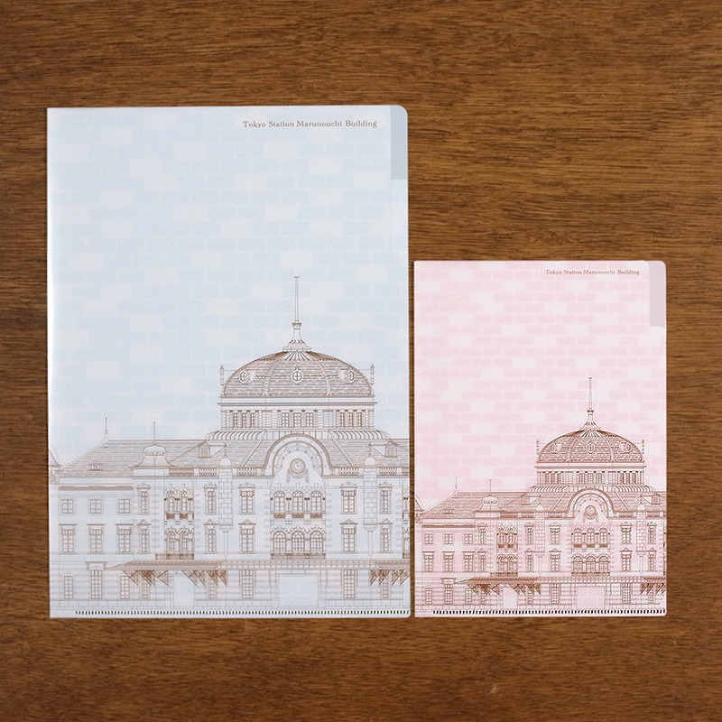 クリアファイル東京駅丸の内駅舎 （写真提供：株式会社 JR東日本商事）。