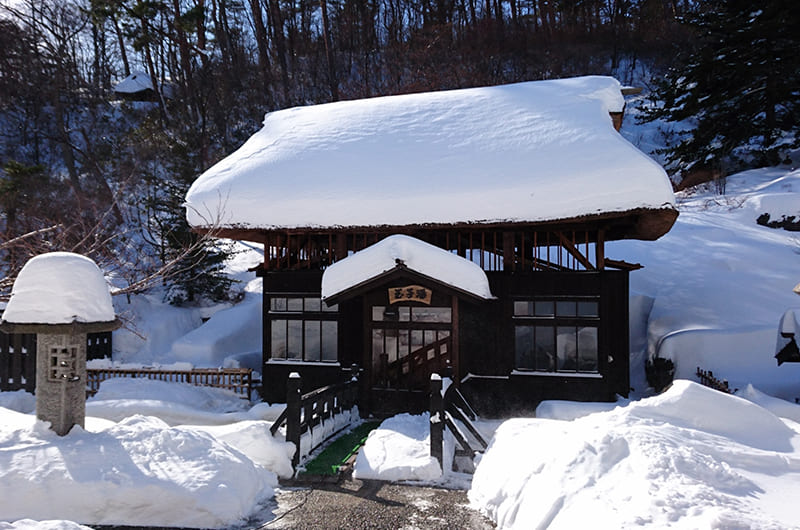 旅館 玉子湯の「湯小屋」（写真提供：旅館 玉子湯）。