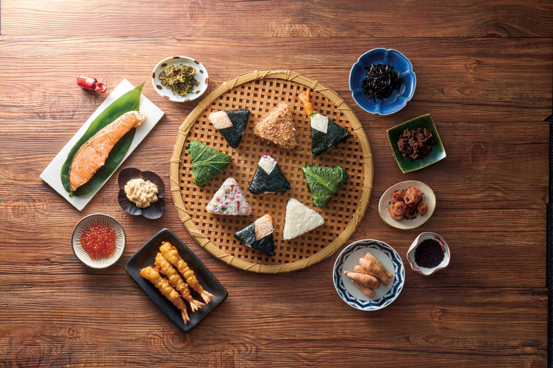 ほんのり屋 東京本店のおむすびのイメージ（写真提供：株式会社JR東日本クロスステーション）。