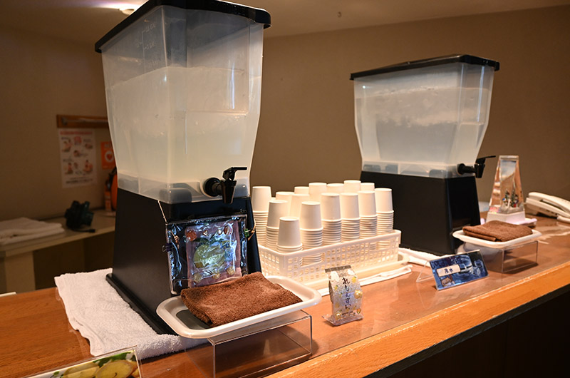 パウダールームのフリードリンク