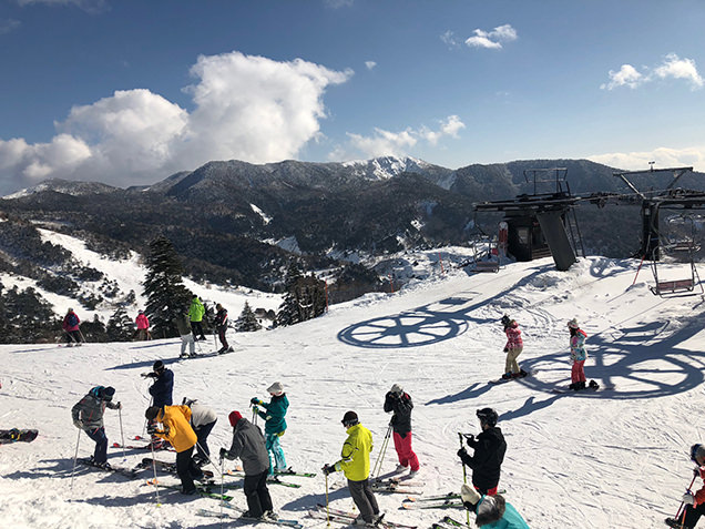 万座温泉スキー場ゲレンデ