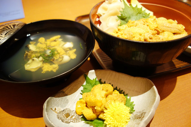 ウニ料理